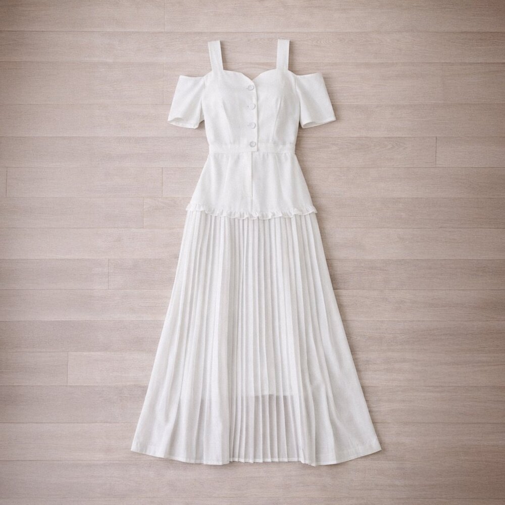 White Midi Dress